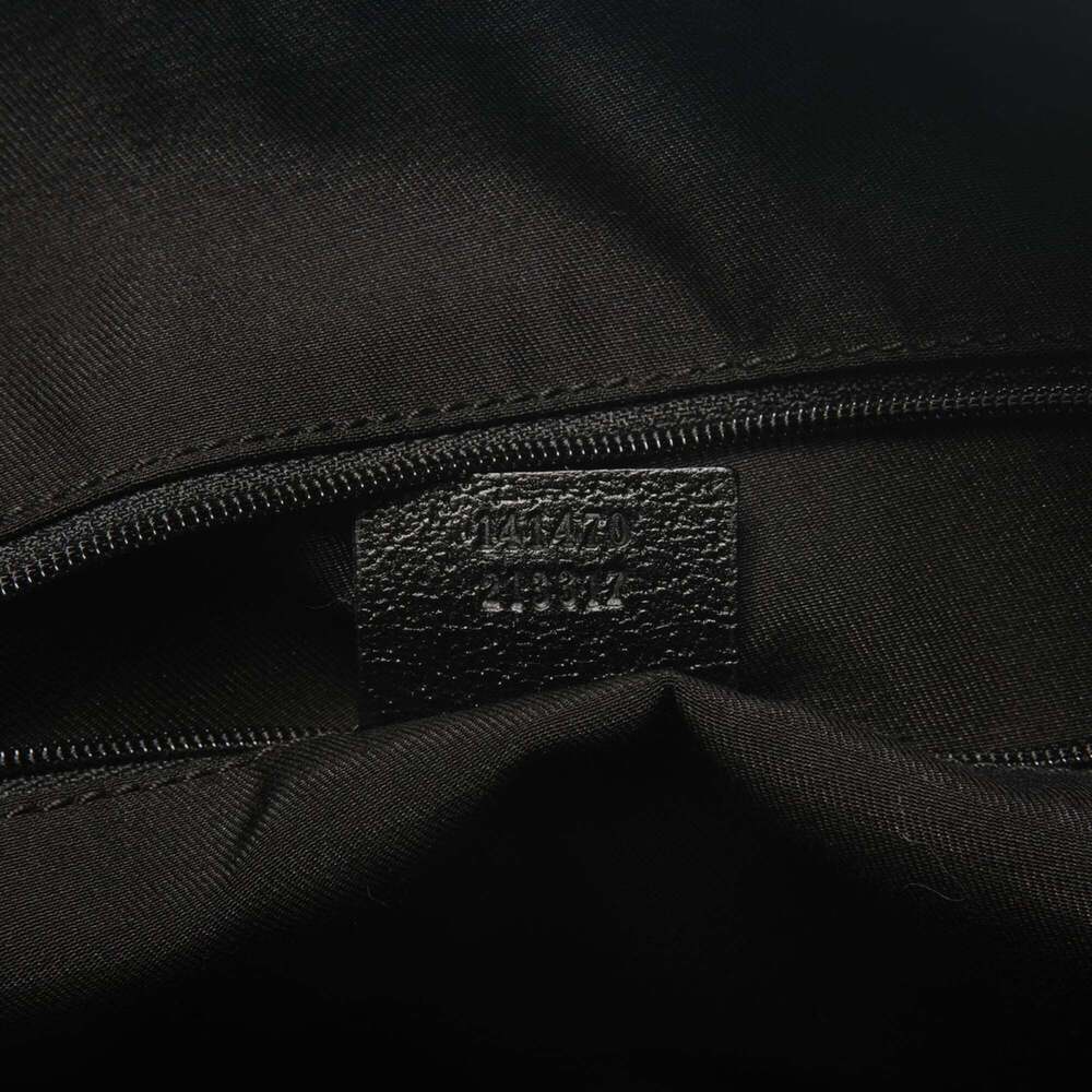 GUCCI Black Canvas Shoulder Bag - Picture 11 of 14